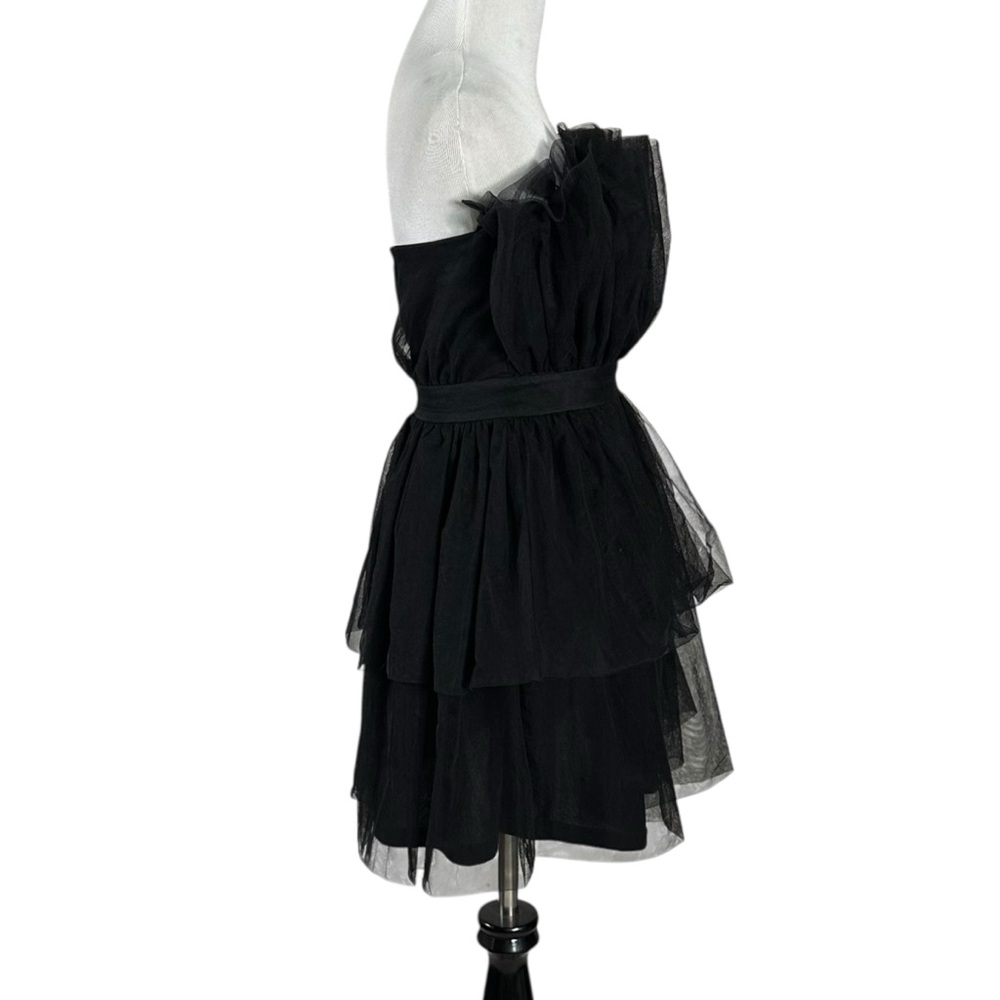 Altar'd State Daria Tulle Black Mini Dress Small Ballerina Fairy WhimsiGoth Punk - Picture 10 of 15